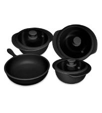 Conjunto de Panelas de Cer�mica 4 Pe�as Cookware Nanquim