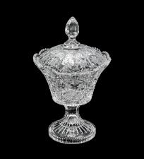 Bomboniere Starry de Cristal com Tampa