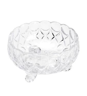 Fruteira de Cristal com P� Ang�lica