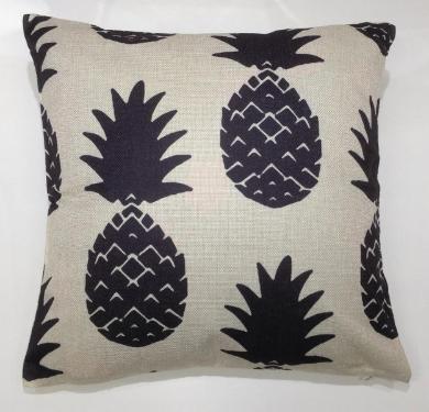 Capa para Almofada Abacaxi Preto