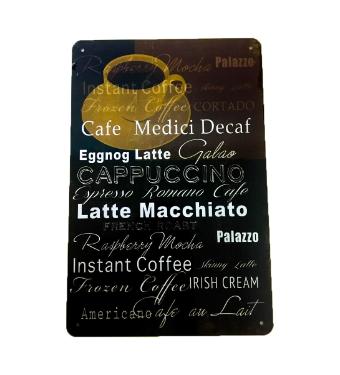 Quadro de Metal Latte Macchiato