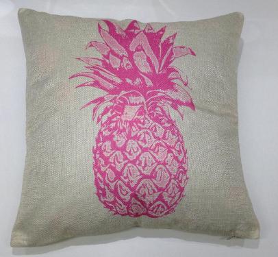 Capa para Almofada Abacaxi Rosa