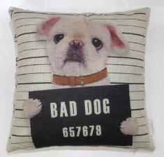 Capa para Almofada Dog Bad Dog