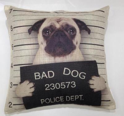 Capa para Almofada Dog Bad Dog 230573