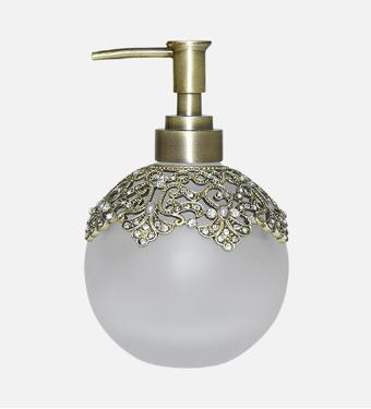 Porta Sabonete L�quido Dourado