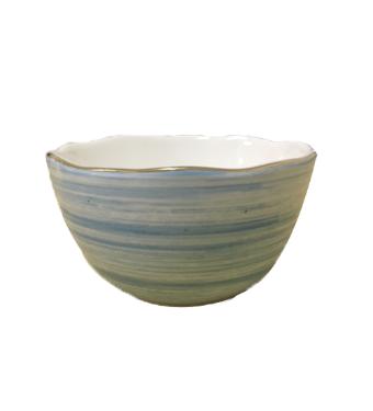 Bowl Azul de Cer�mica Contempor�neo