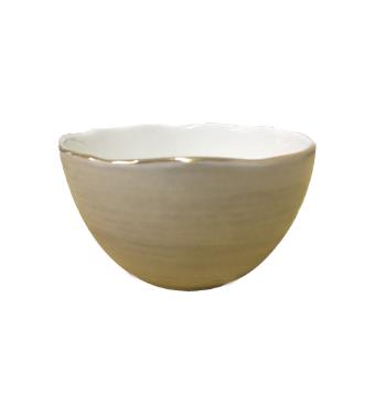 Bowl Cinza de Cer�mica Contempor�neo