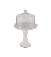 Porta Doce com C�pula de Vidro