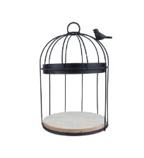 Gaiola Suporte para Doces de Metal Preta