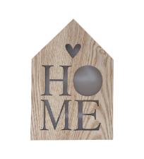 Caixa de Madeira Led Home