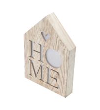 Caixa de Madeira Led Home