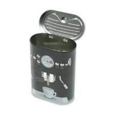 Lata Metal Coffee Machine Preta