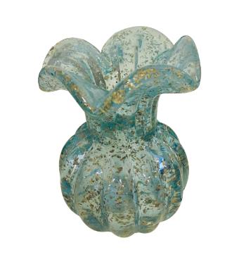 Murano de Cristal Verde Azulado