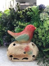 Passaro de Ceramica Welcome