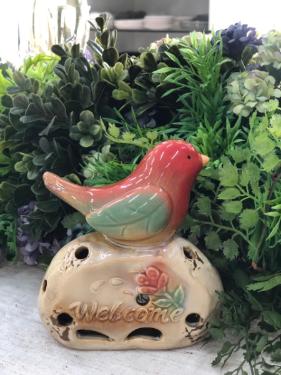 Passaro de Ceramica Welcome