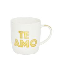 Caneca de Porcelana Gold Te Amo