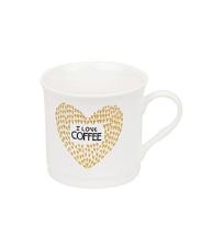 Caneca de Porcelana I Love Coffee