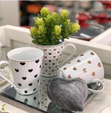 Caneca Candy Cora��o Preto