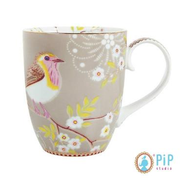 Caneca Grande Early Bird Caqui