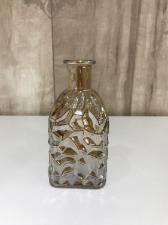 Vaso Pequeno de Vidro Ambar R�stico