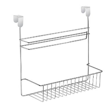 Prateleira com Porta Rolo Cromado