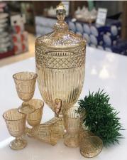 Suqueira de Cristal Ambar Persa 4,5 Litros