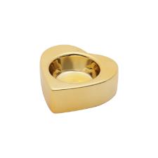 Casti�al de Ceramica Shiny Heart Dourado