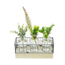 Luminaria com Led Tr�s Vasinhos