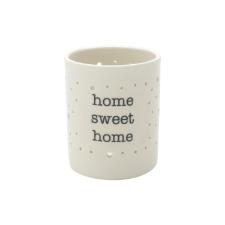 Casti�al de Porcelana Home Sweet Home Branco