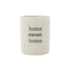 Casti�al de Porcelana Home Sweet Home Branco