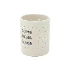 Casti�al de Porcelana Home Sweet Home Branco