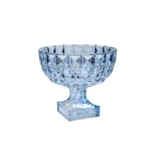 Centro de Mesa Cristal com P� Diamant Azul