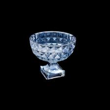 Centro de Mesa Cristal com P� Diamant Azul
