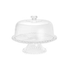 Boleira de Bolinha Cristal com P� e Tampa