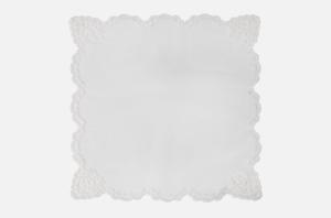 Guardanapo de Tule Branco Manu Fisch