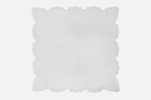 Guardanapo de Tule Branco Manu Fisch