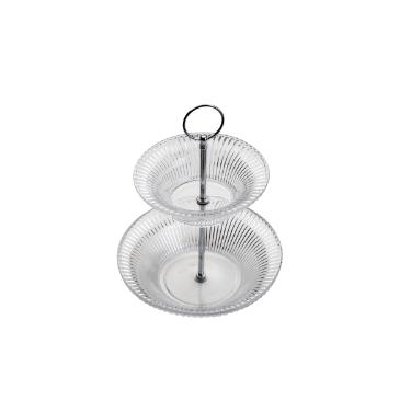 Centro de Mesa 2 Andares de Cristal Renaissance