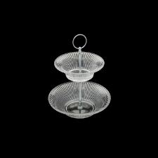 Centro de Mesa 2 Andares de Cristal Renaissance