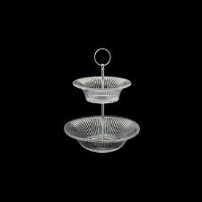 Centro de Mesa 2 Andares de Cristal Renaissance