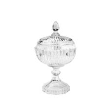 Potiche Pequeno de Cristal com P� Elisabeth