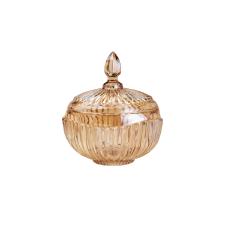 Potiche Grande de Cristal Ambar Elisabeth