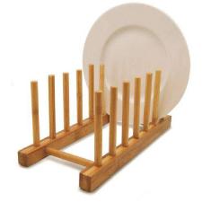 Suporte Escorredor de bambu para Pratos