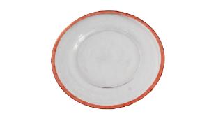 Sousplat Liso com Borda Rose Gold