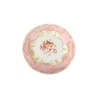 Prato Raso Floreal Vintage Rosa