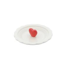 Petisqueira de  C�ramica Cora��o Vermelho