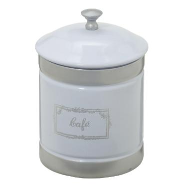 Lata Branca com Detalhe Cinza para Caf�