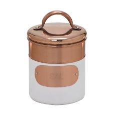 Lata Branco com Rose para Sal