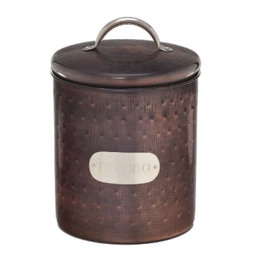 Lata Marrom para Biscoito