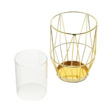 Porta Vela de Ferro e Vidro