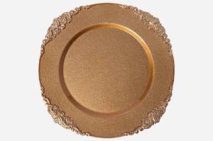 Sousplat para Ch� Dourado